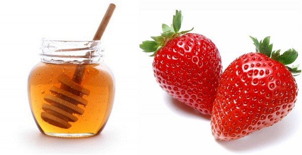 Sử dụng dâu tây, mật ong và bột mì chăm sóc da mặt