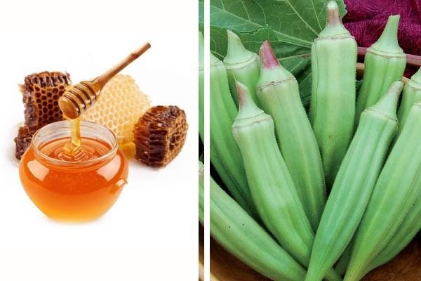 Đậu bắp và mật ong giúp chăm sóc da hiệu quả