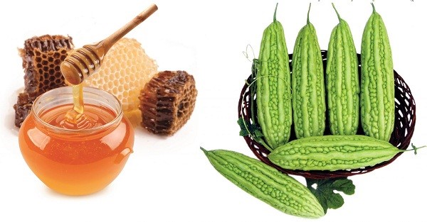 Nước ép mướp đắng và mật ong