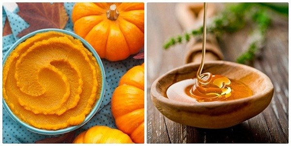 Dưỡng trắng da sau sinh bằng bí đỏ và mật ong