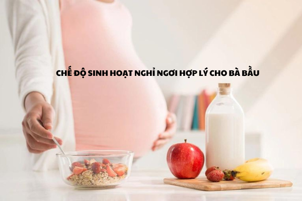 CHẾ ĐỘ SINH HOẠT NGHỈ NGƠI HỢP LÝ CHO BÀ BẦU