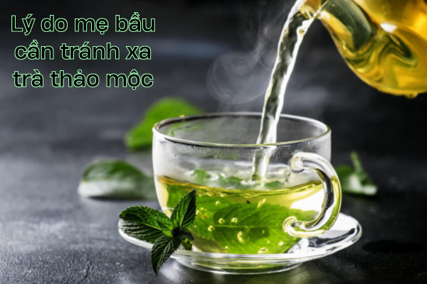 Lý do mẹ bầu cần tránh xa trà thảo mộc